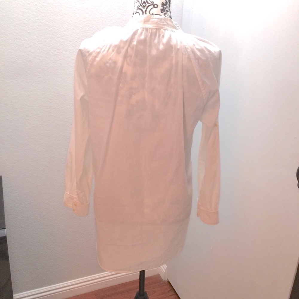 J.Crew White Shirt Blouse - Picture 3 of 4